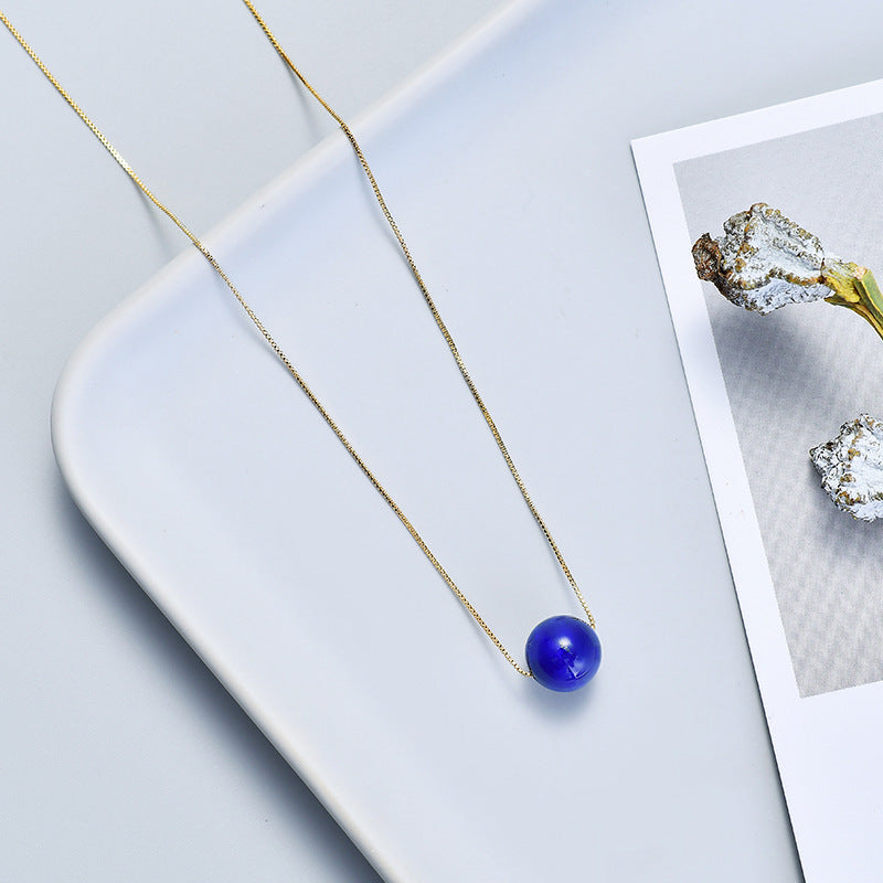 Elegant Sterling Silver Crystal Necklace for Women