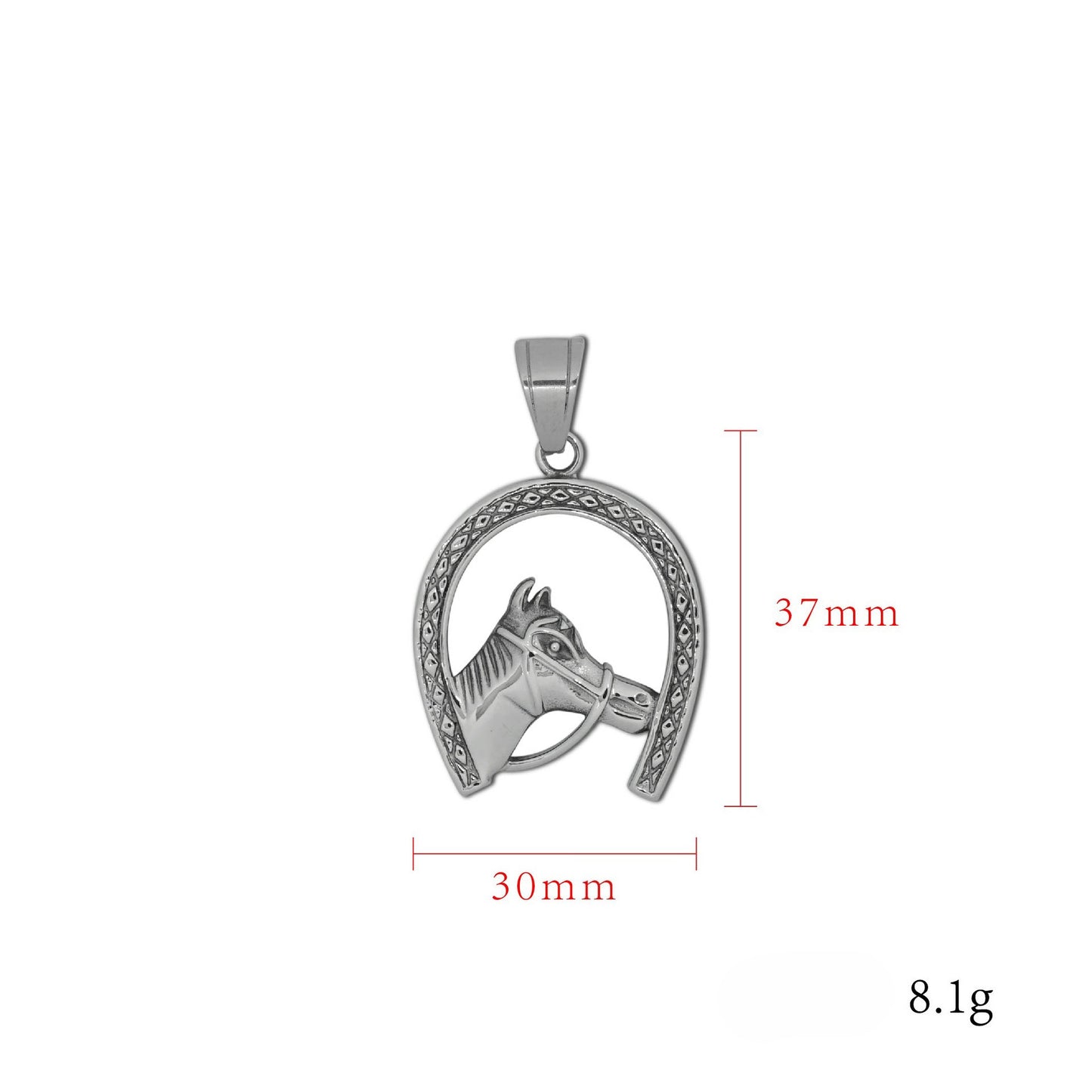 Stainless Steel Necklace – Vintage Hoof Horse Head Pendant For Everyday Wear And Personalization