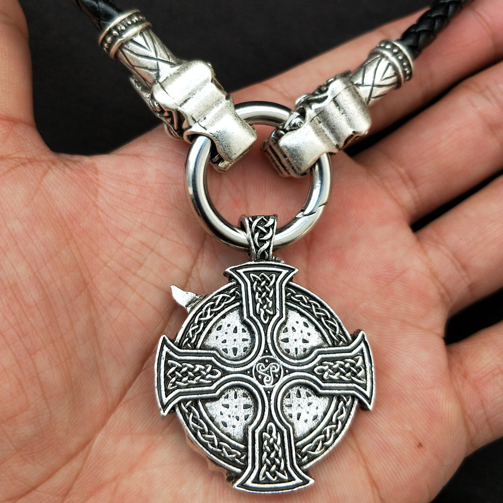 Viking Odin Myth Necklace - Norse Legacy Metal Pendant