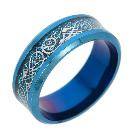 Stainless Steel Dragon Men's Ring - Everyday Genie Collection