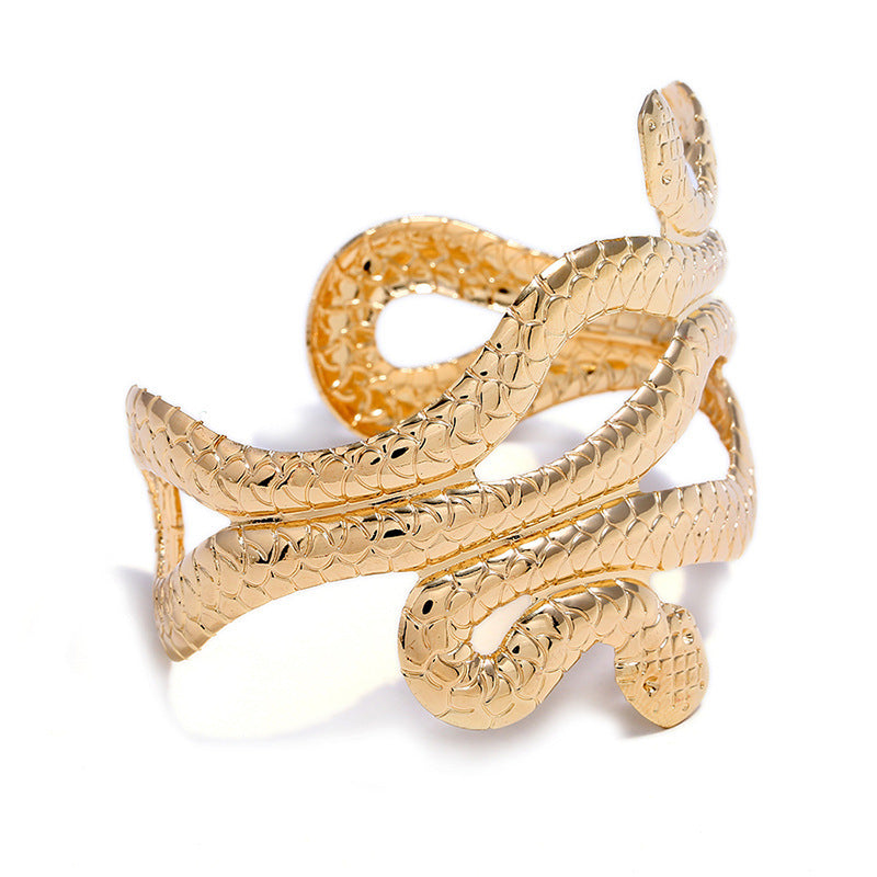 Whimsical Serpent Charm Bracelet - Vienna Verve Collection