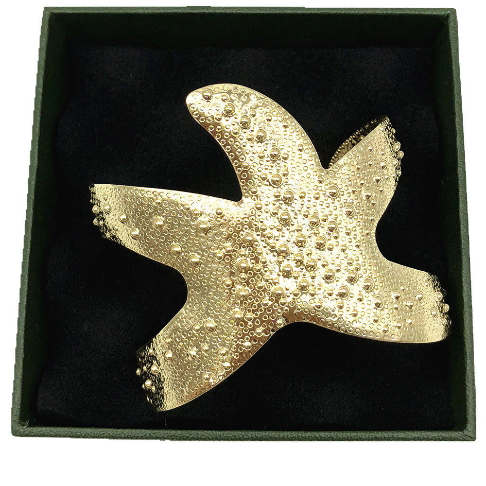 Dreamy Starfish Wish Bracelet with European Touch