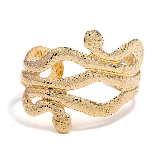 Whimsical Serpent Charm Bracelet - Vienna Verve Collection