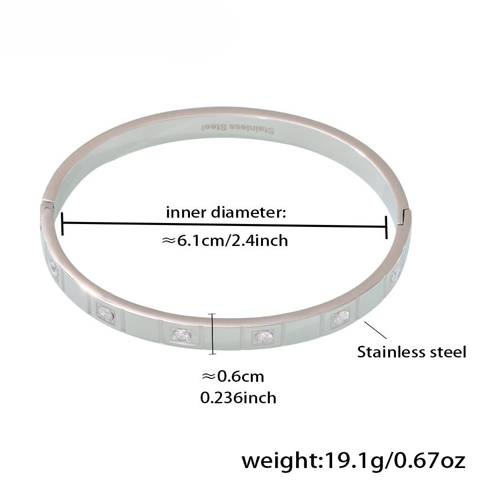 Planderful Everyday Genie Zircon Buckle Bracelet Unisex