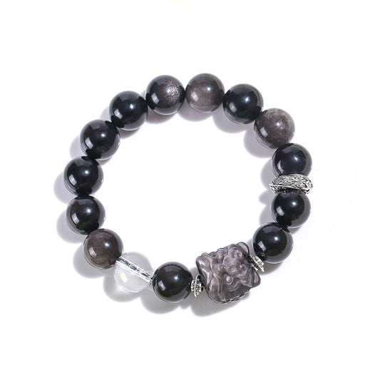 Planderful Fortune's Favor Bracelet – Elegant Crystal Lion Design