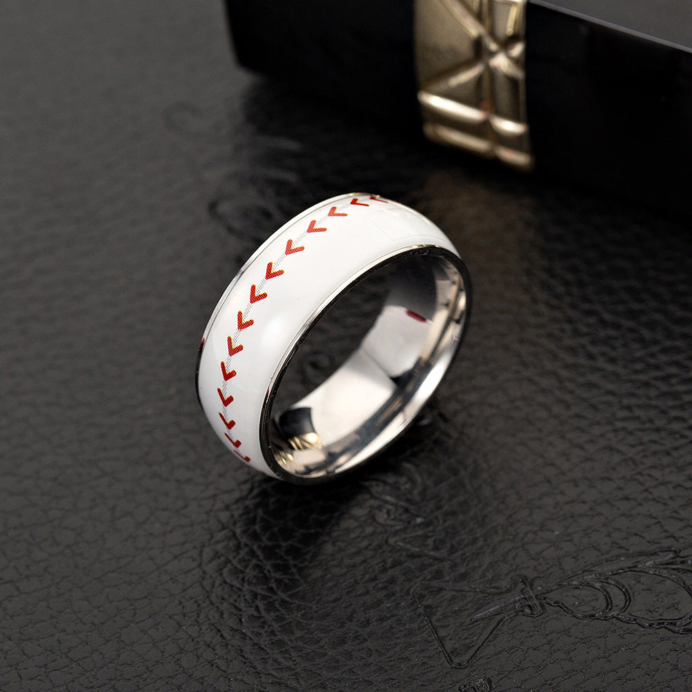 Titanium Steel Sports Ring Collection - Men's Wholesale Jewelry