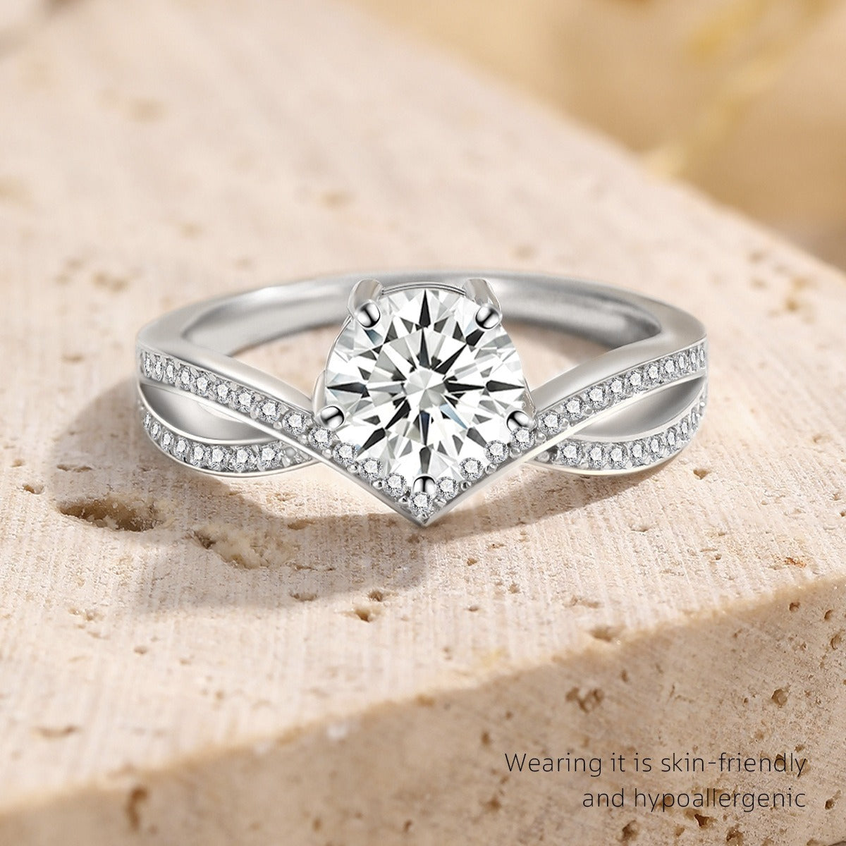 Twisted Arm S925 Sterling Silver Women's Ring