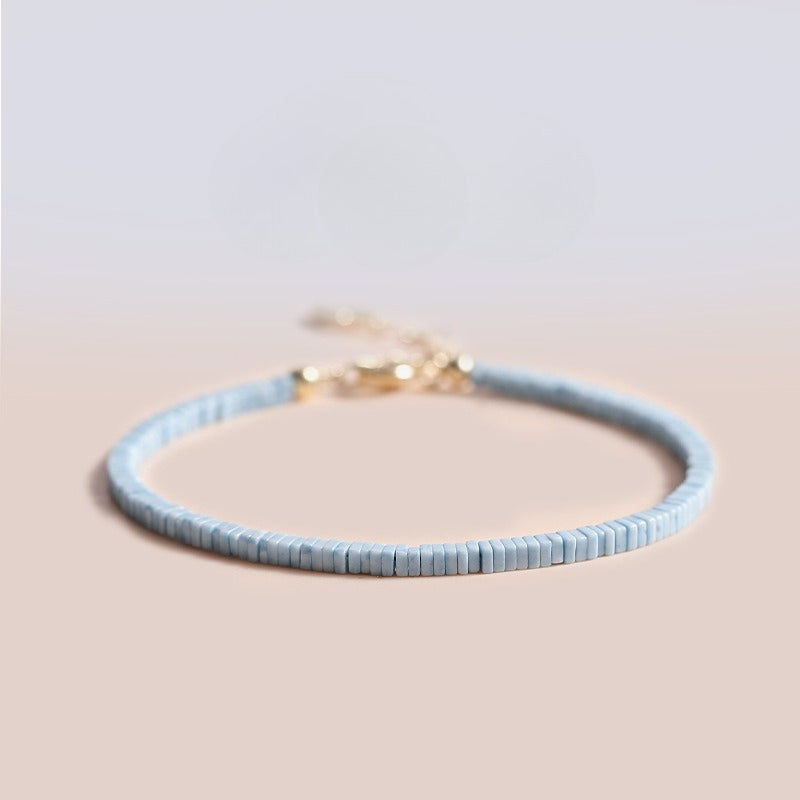 Fine Turquoise Gold-Tone Bracelet