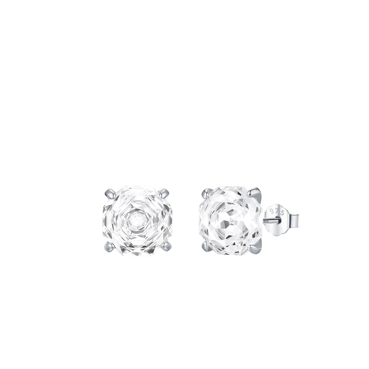 925 Sterling Silver Rose-Cut Cartilage Stud