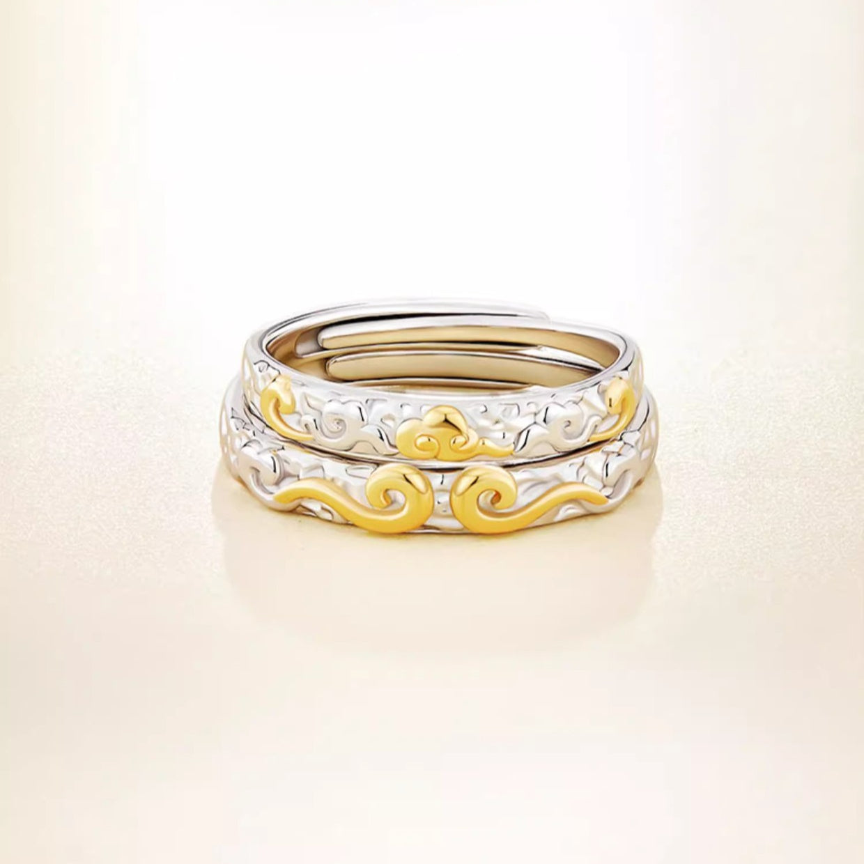 Myth Wukong Couple Ring 925 Sterling Silver Premium Gift