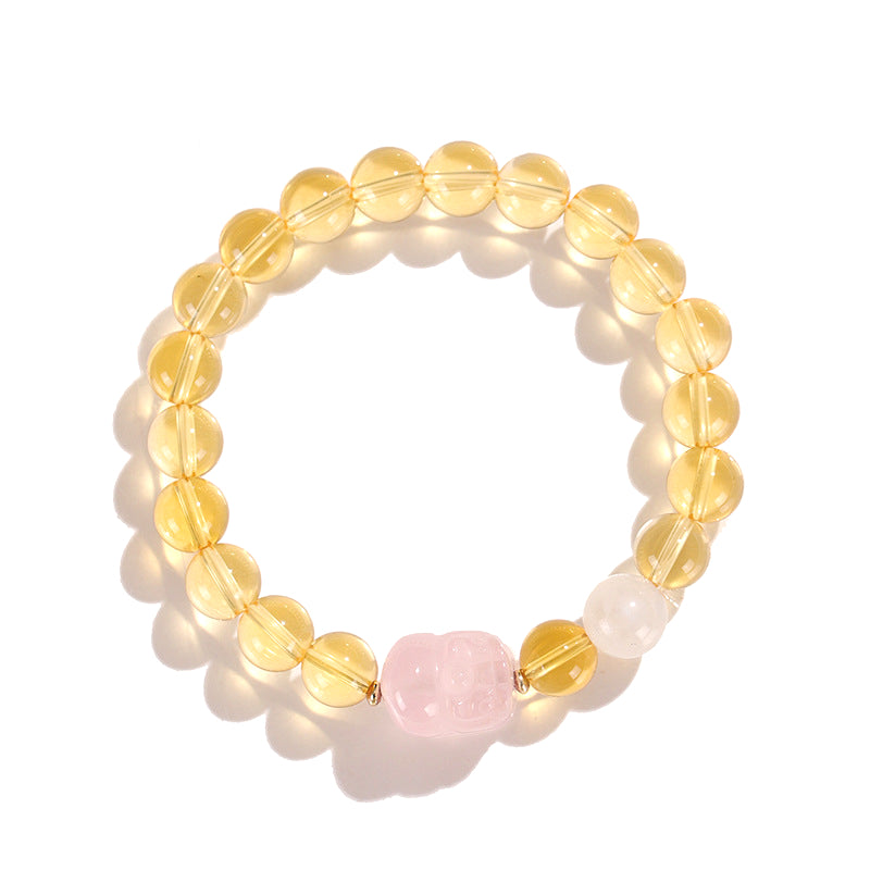 Planderful Fortune's Favor Bracelet – Elegant Crystal Beaded Design