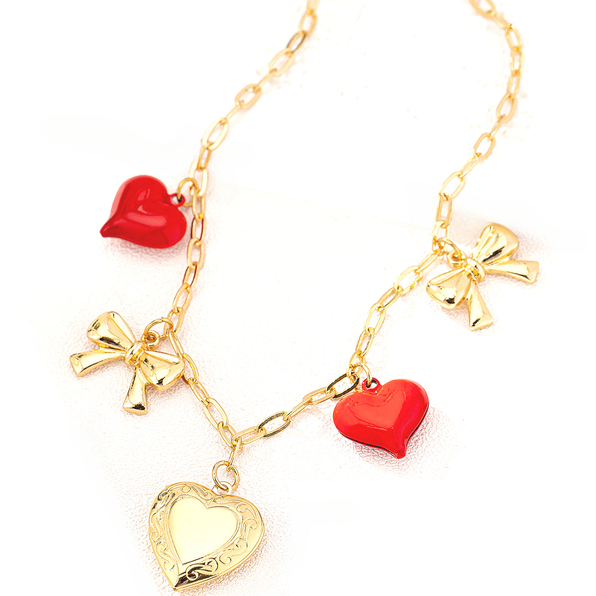 Planderful Vienna Verve Necklace – Elegant Multi-Pendant Design