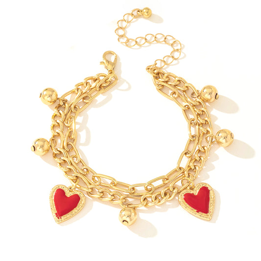 Planderful Vienna Verve Bracelet – Stylish Double-Layer Metal Design