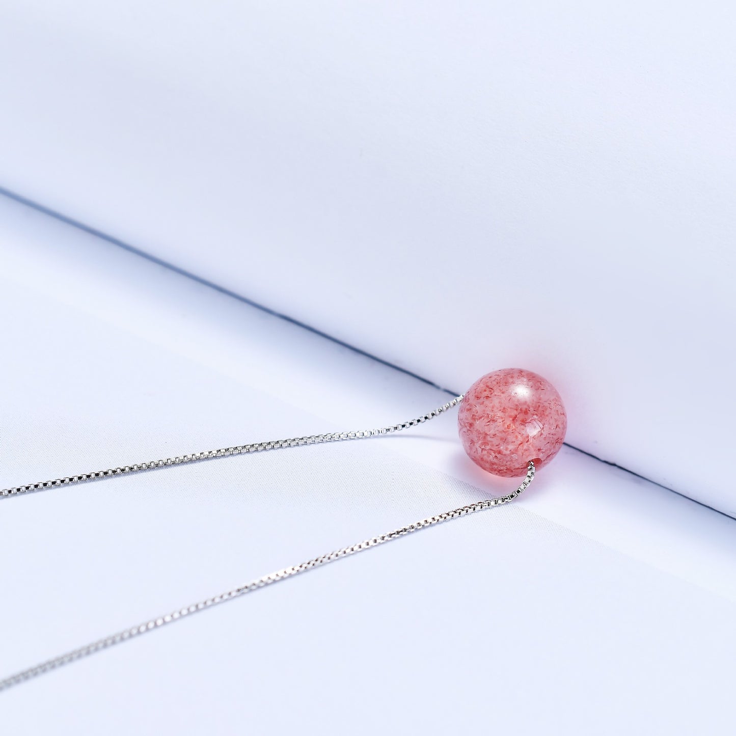 Elegant Sterling Silver Crystal Necklace for Women