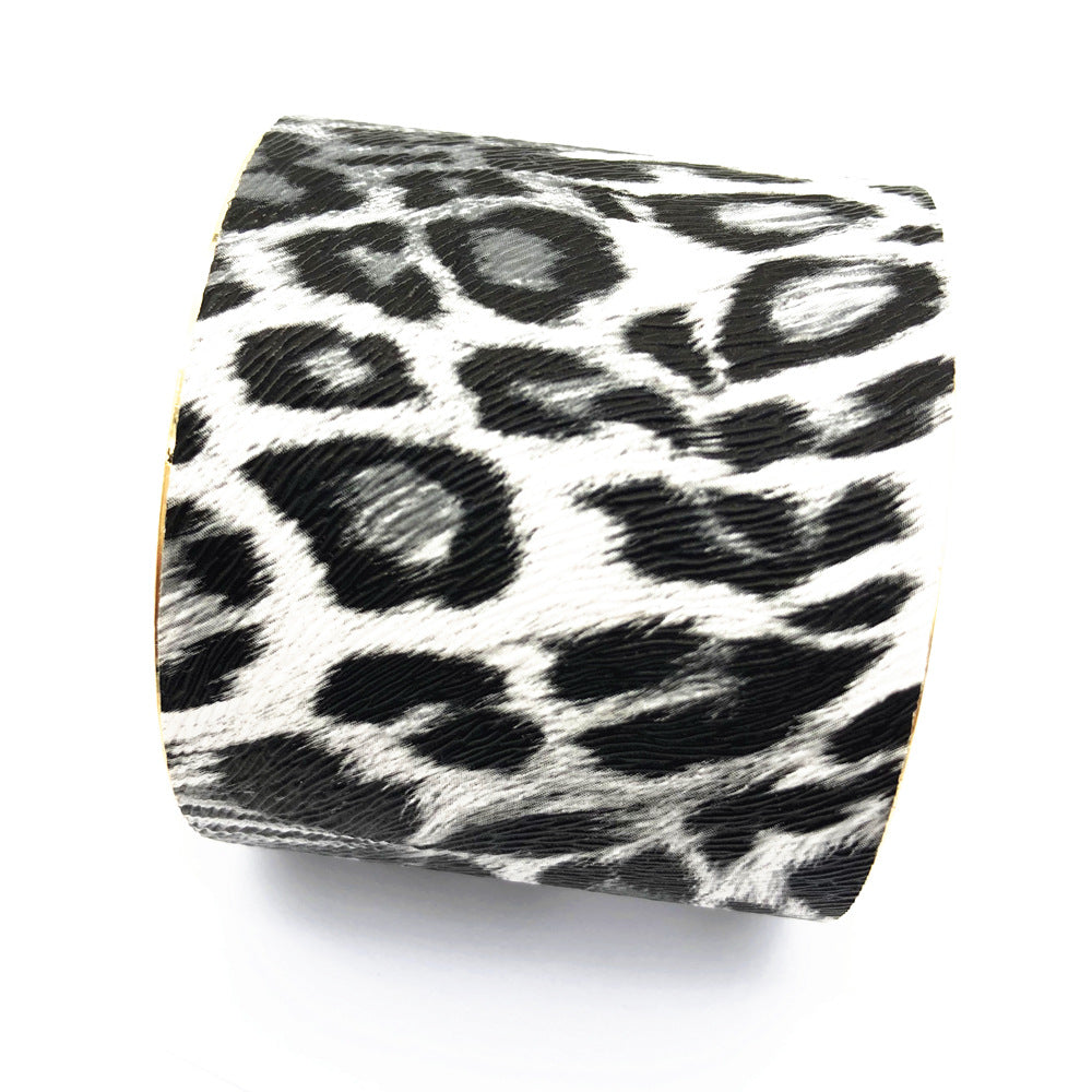 Leopard Print Faux Leather Bracelet - Vienna Verve Collection