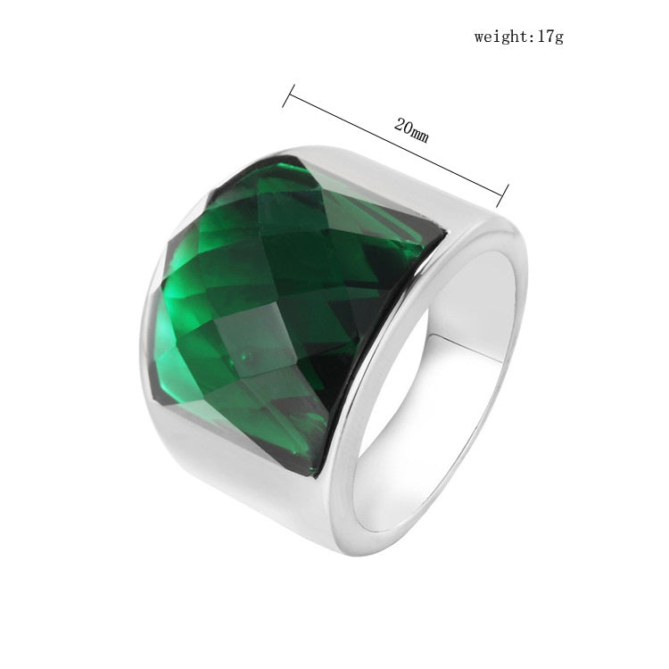 Zircon Titanium Steel Ring Unisex Fashion Statement For Him And Her By Planderful Everyday Genie