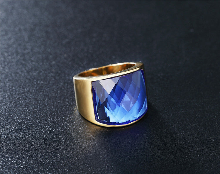 Zircon Titanium Steel Ring Unisex Fashion Statement For Him And Her By Planderful Everyday Genie