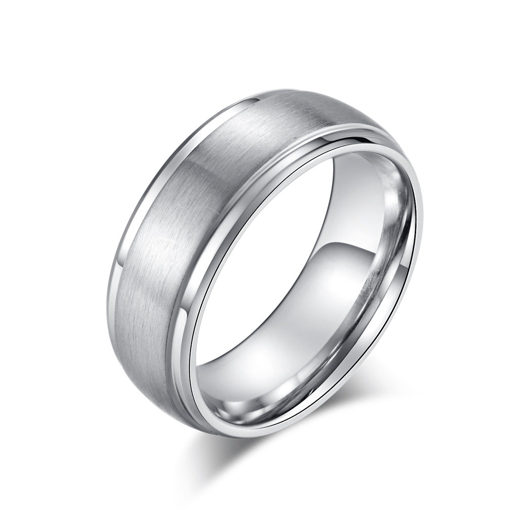 Planderful Matte Titanium Steel Couple Ring Personalized Jewelry For Couples Everyday Genie Collection