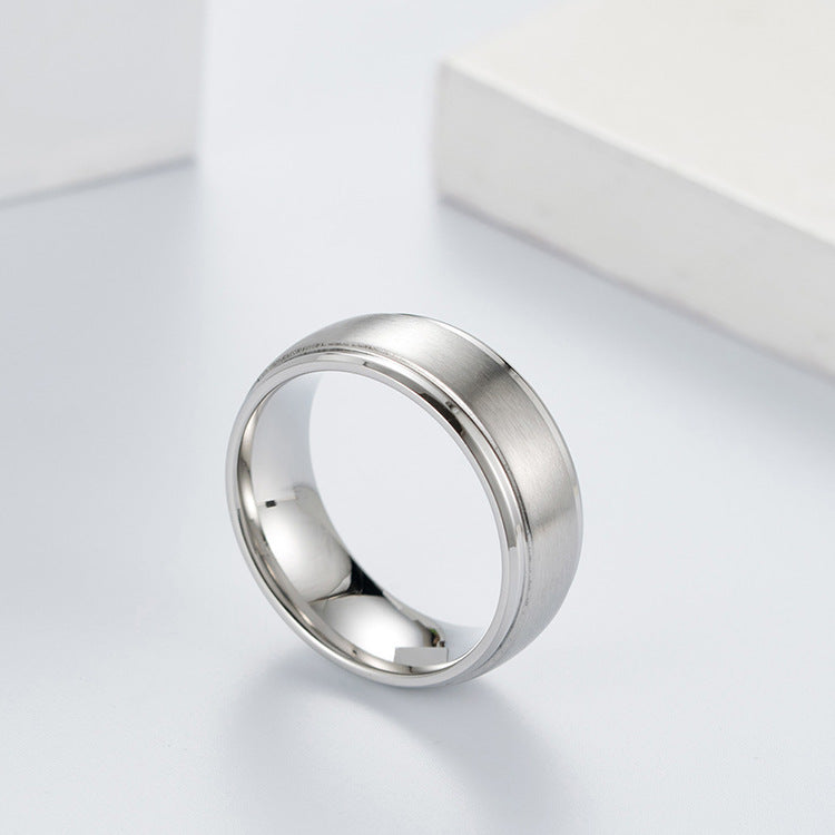 Planderful Matte Titanium Steel Couple Ring Personalized Jewelry For Couples Everyday Genie Collection