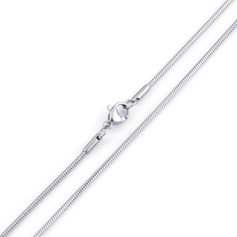 Foreign Trade E-Commerce Supply Stainless Steel Men's And Women'S Necklaces, Jewelry, Titanium Steel