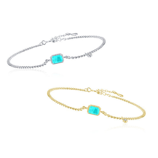 Everyday Genie Sterling Silver Tourmaline Bracelet for Women