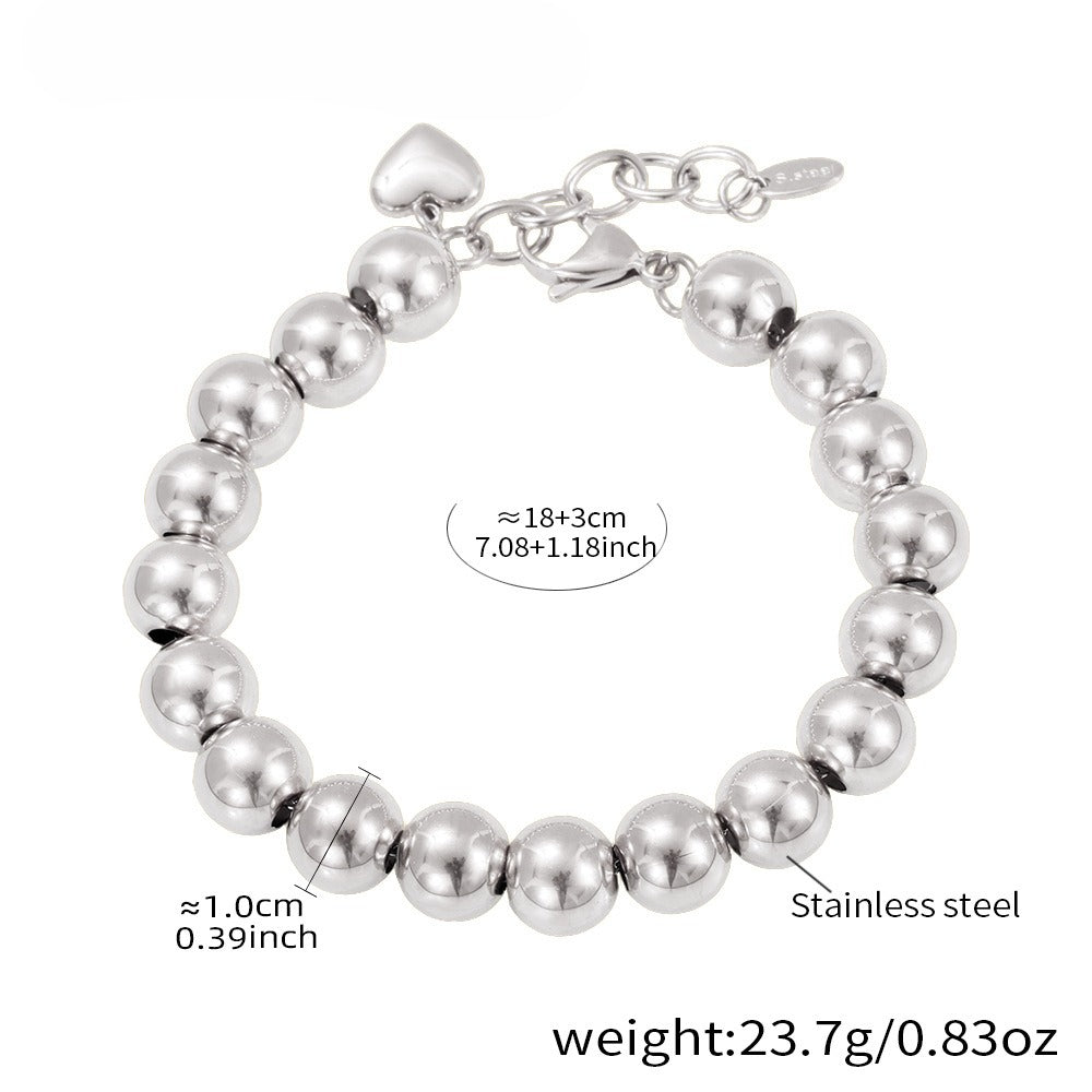 Planderful Handmade Beaded Bracelet Stainless Everyday Wear