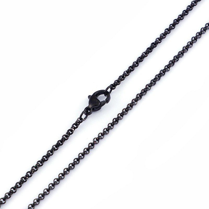 Factory Price Direct Batch 304 Stainless Steel Titanium Steel Couple Chain Single Chain Necklace