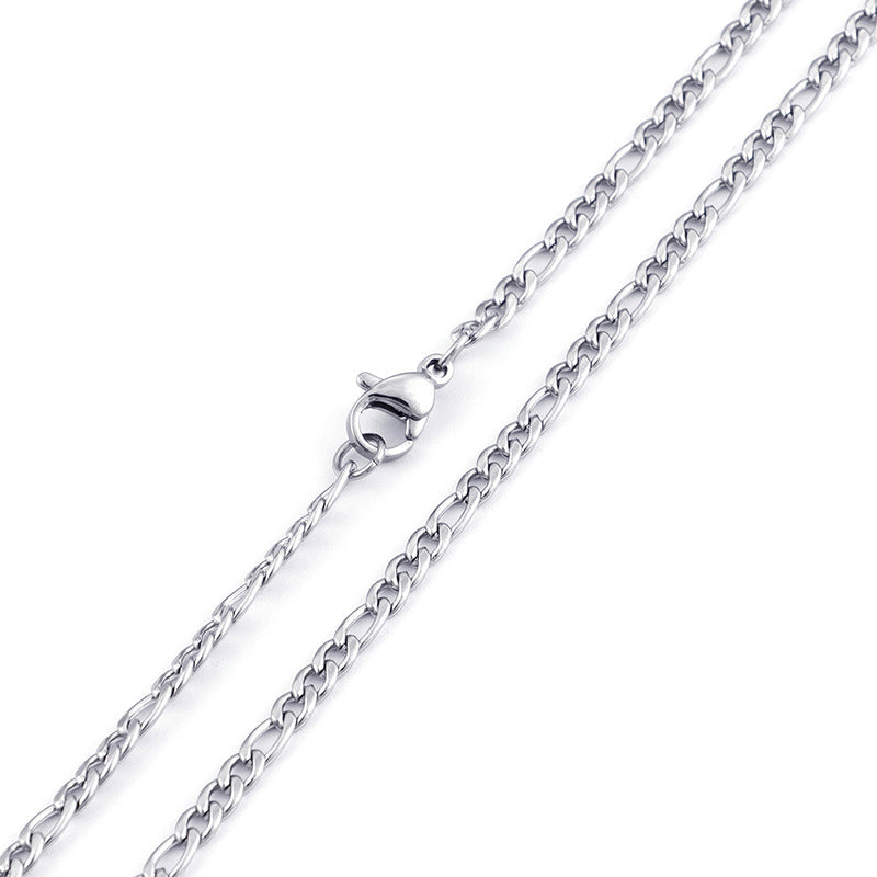 Korean Version Of Simple Titanium Steel Necklace, Men's Nk Denim Chain