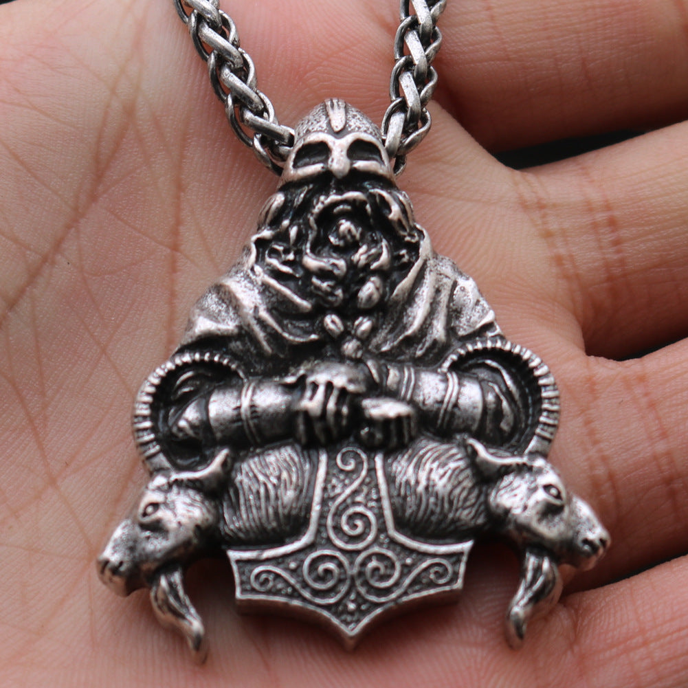 Viking Odin Pirate Necklace - Norse Legacy Collection by