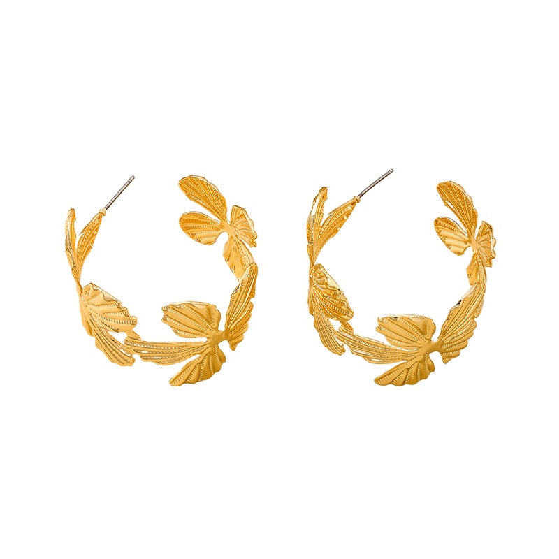 Planderful Vienna Verve Earrings – Creative Retro Flower Design