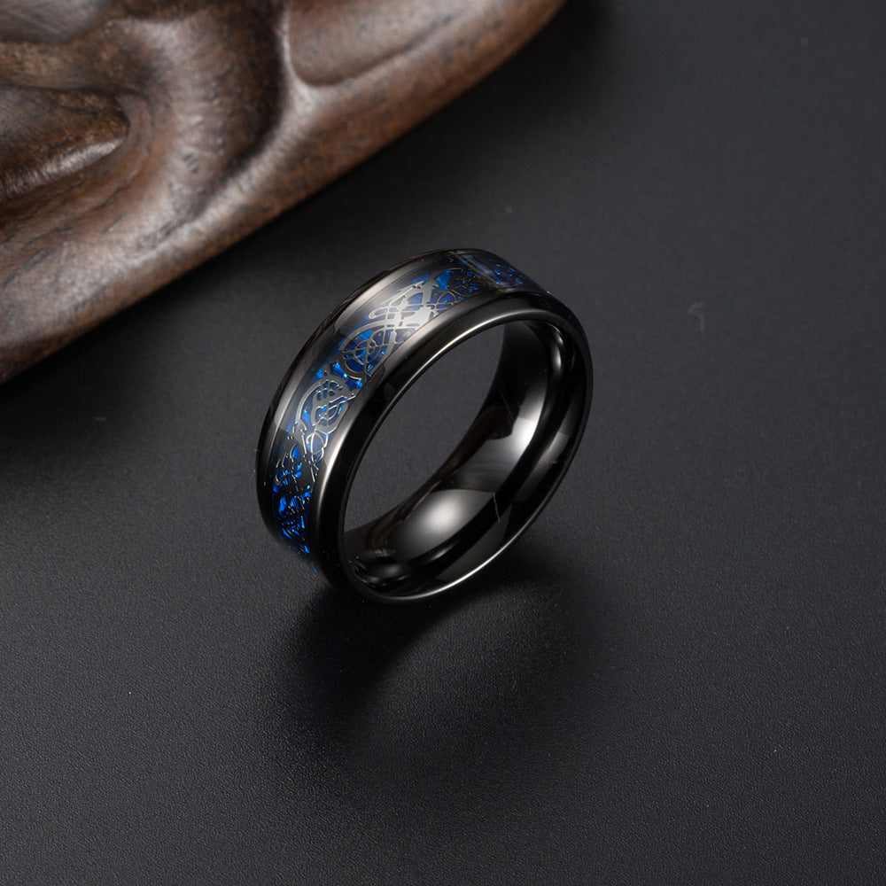 Planderful Titanium Steel Ring For Men And Women Durable Versatile Hip Hop Style Everyday Genie
