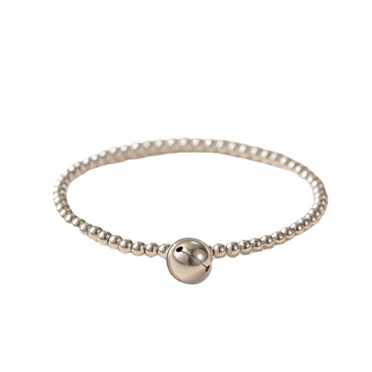 Stylish Sterling Silver Bracelet with Retro Design for Women