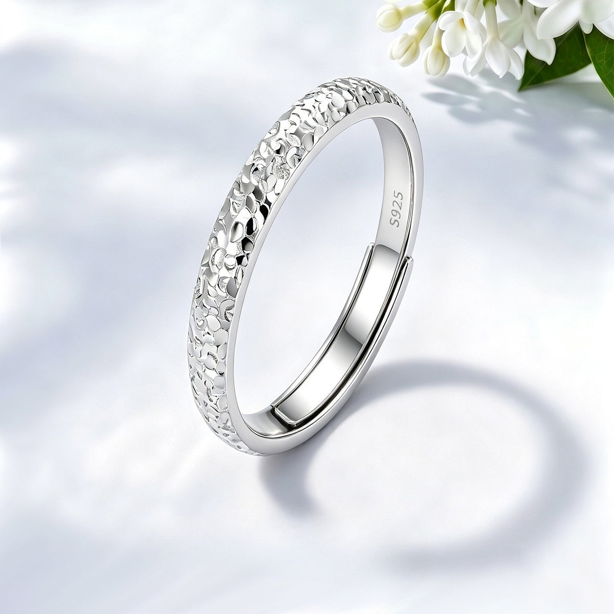 Burst Shredded S925 Sterling Silver Ring
