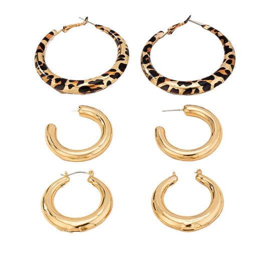 Planderful Vienna Verve Earrings – Fashionable Metal Geometric Design