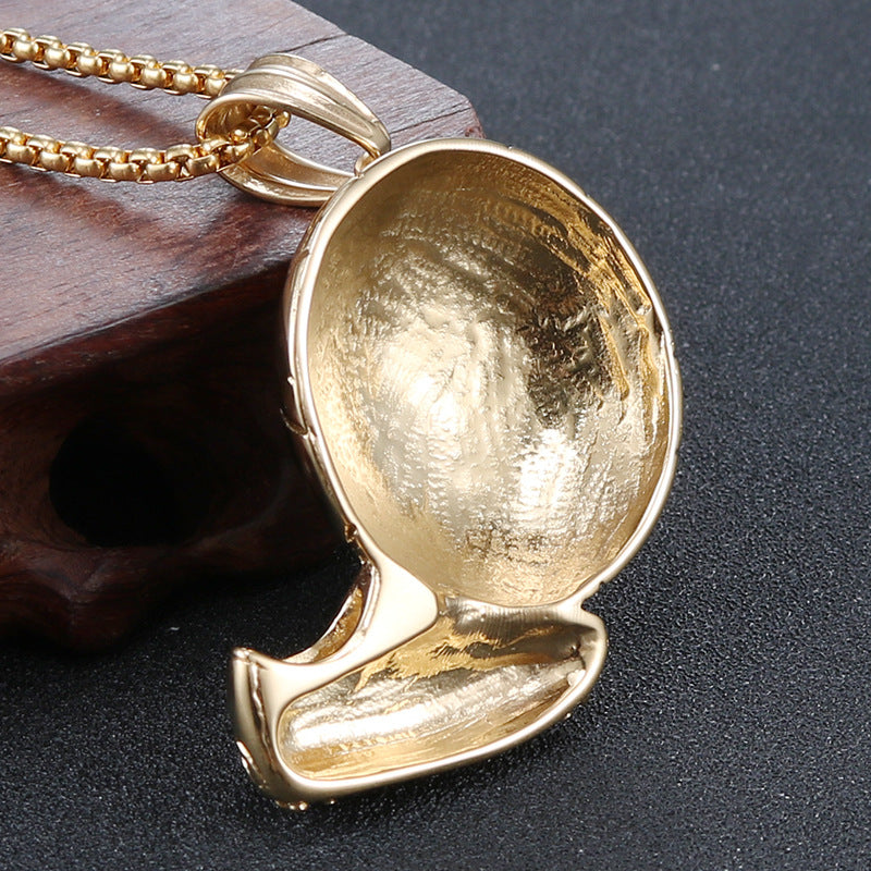 Retro Titanium Steel Men's Football Pendant Jewelry from Planderful Collection