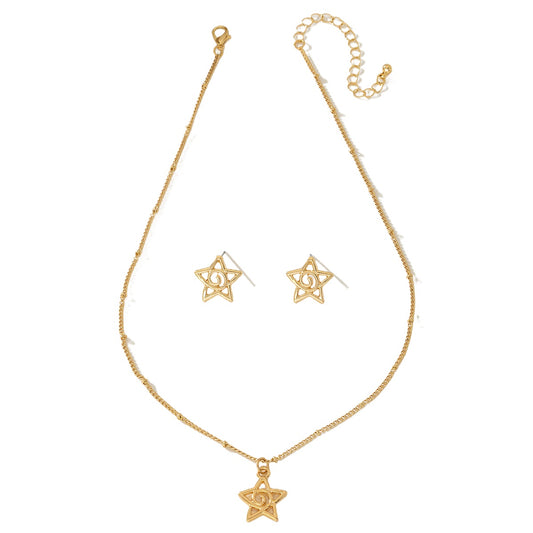 Planderful Vienna Verve Women's Star Spiral Jewelry Set