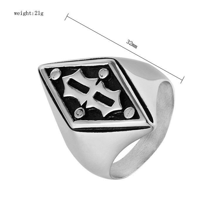 Titanium Steel Ring Personalized 8 Character Engraving Engraved Gift for Men and Women Planderful