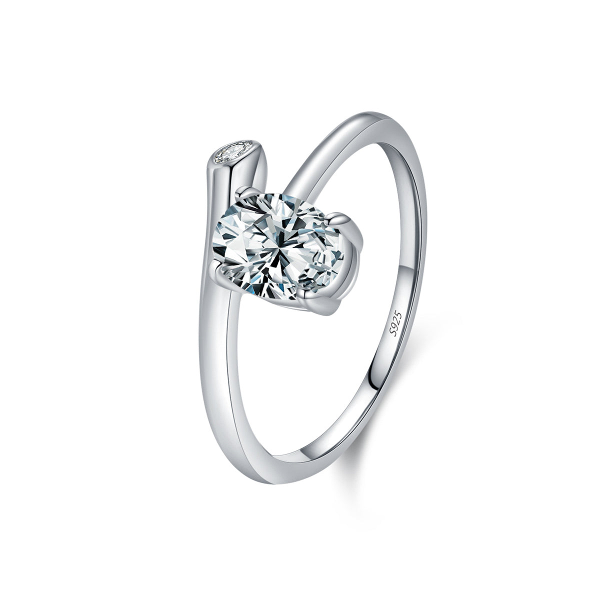 Planderful Everyday Genie Ring – Exquisite Irregular Design with Sparkling Zircon