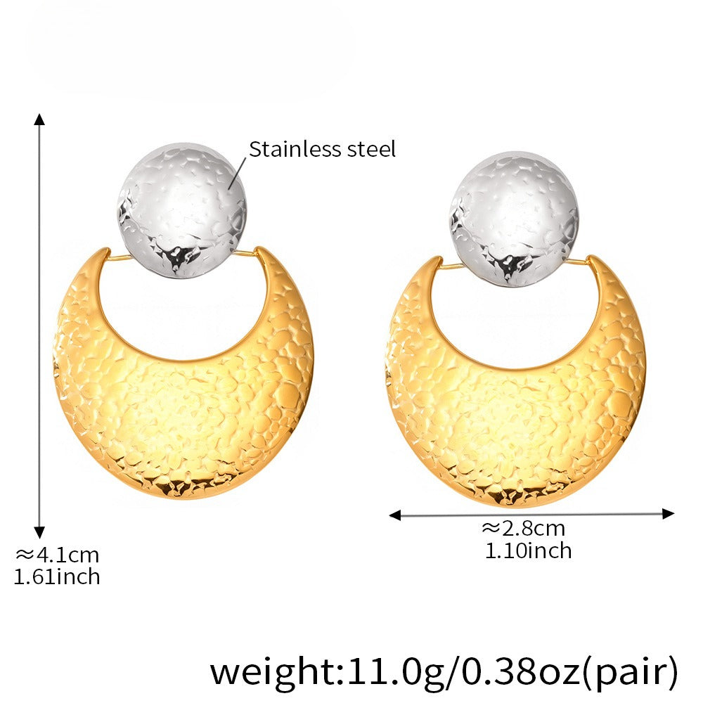 Planderful Stainless Steel Love Earrings For Women