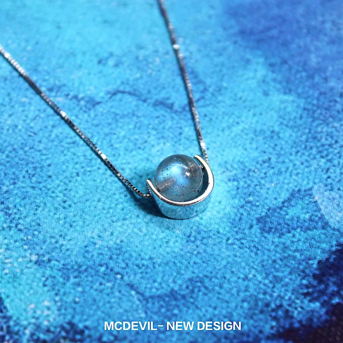 Strawberry Quartz Moonstone Crystal Heart Necklace