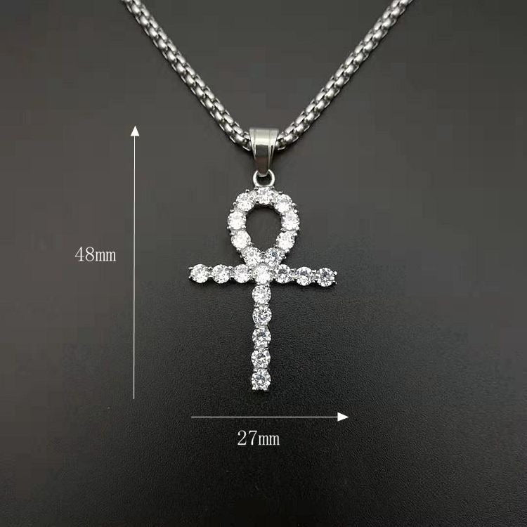 Planderful Everyday Genie Hip Hop Necklace Bold Gold Plated Zircon Amulet Pendant for Urban Fashion Fans