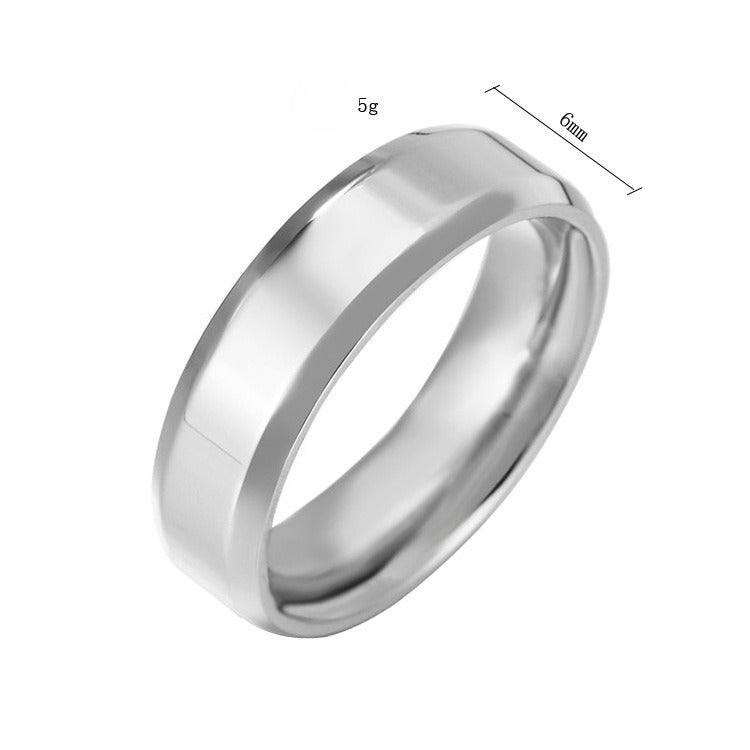 Planderful Unisex Couple Ring Black And White Glossy Finish Minimalist Statement Jewelry For Him And Her