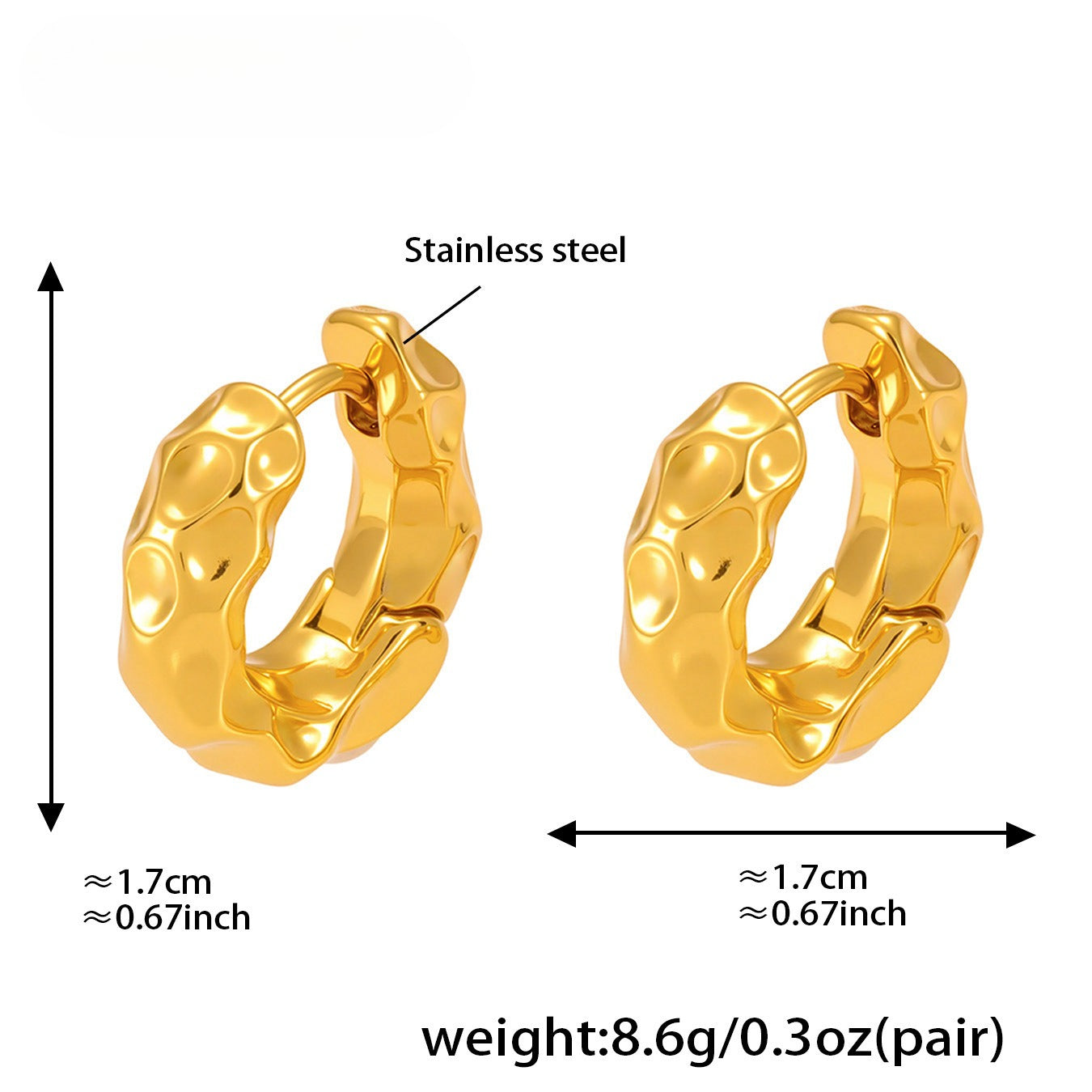 Planderful Everyday Genie Rivet Ring Earrings Commuters