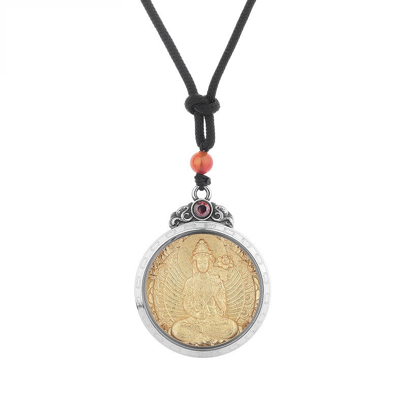Steel Necklace – Statement Chinese Zodiac Buddha Saints