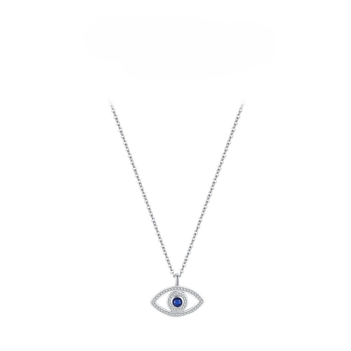 925 Sterling Silver Blue Eye Turquoise Necklace