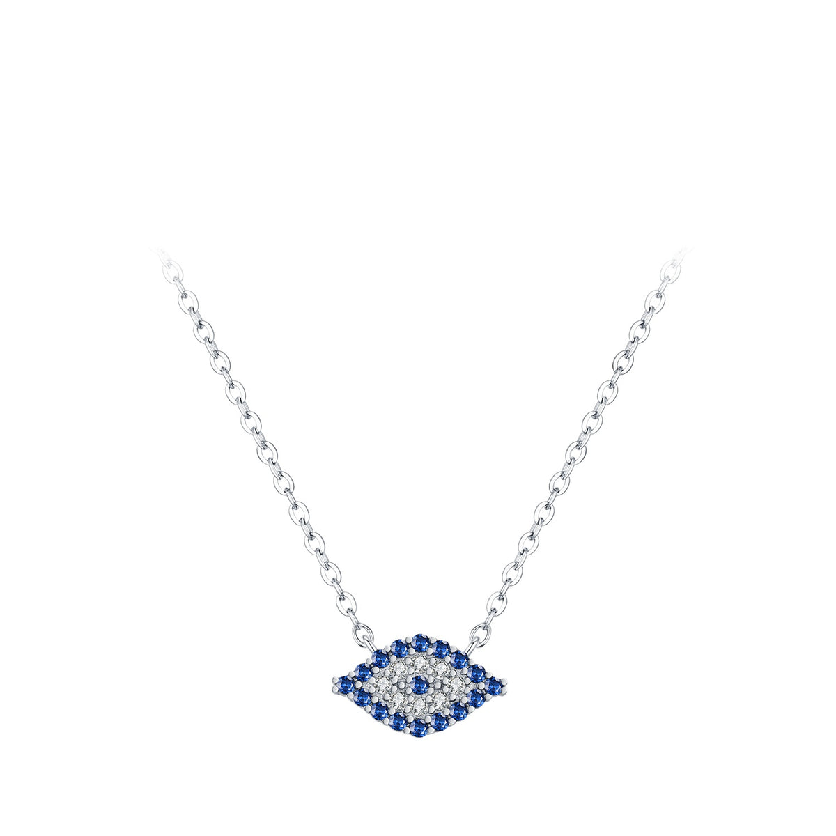 925 Sterling Silver Geometric Necklace