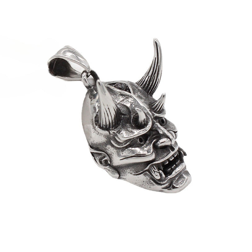Halloween Prajna Devil Titanium Steel Pendant for Men