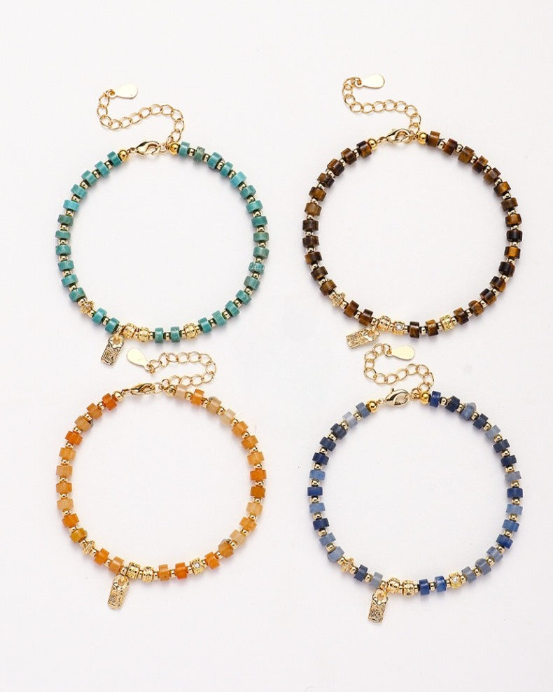 Blue Aventurine Adjustable Bracelet