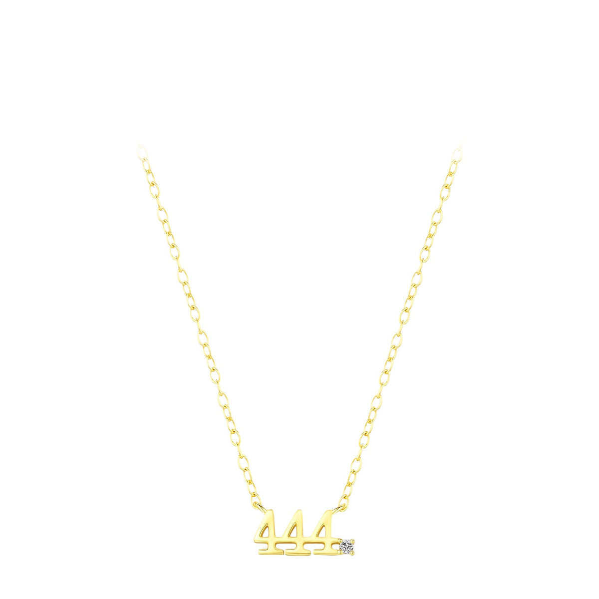 925 Sterling Silver Lucky Number Necklace