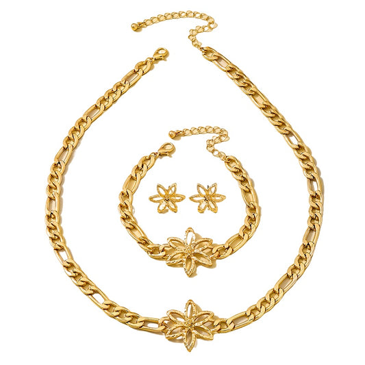 Elegant Metal Chain Jewelry Set for Women by Planderful